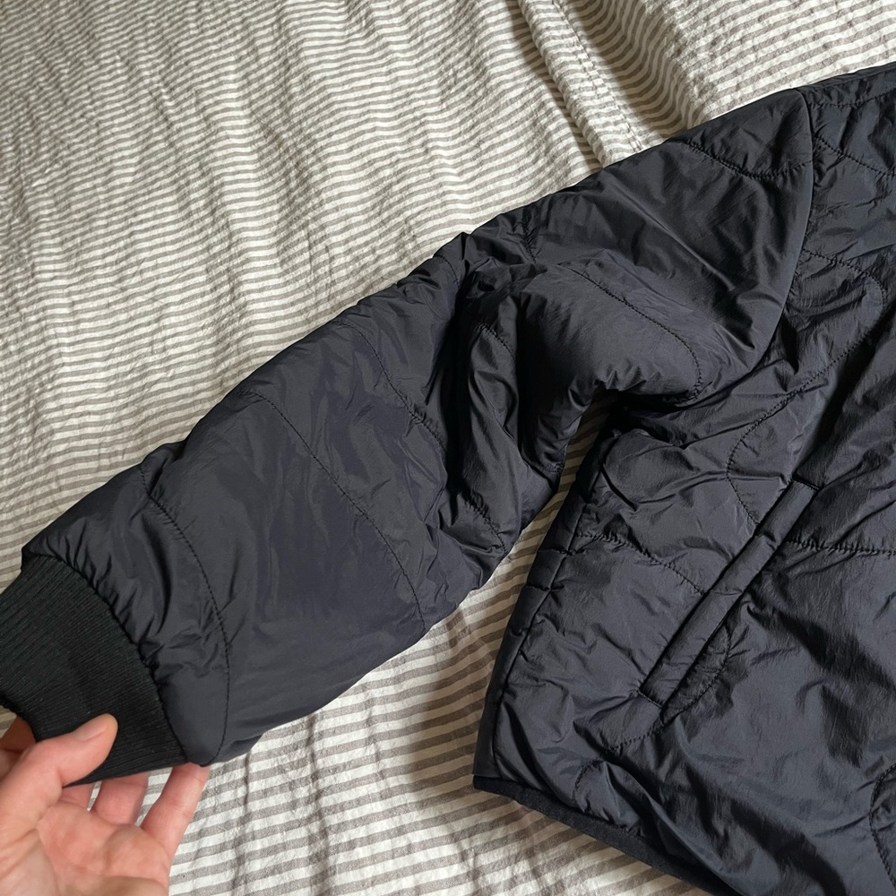 Bad Birdie size small women’s  Black Quilted Jacket - Picture 5 of 6